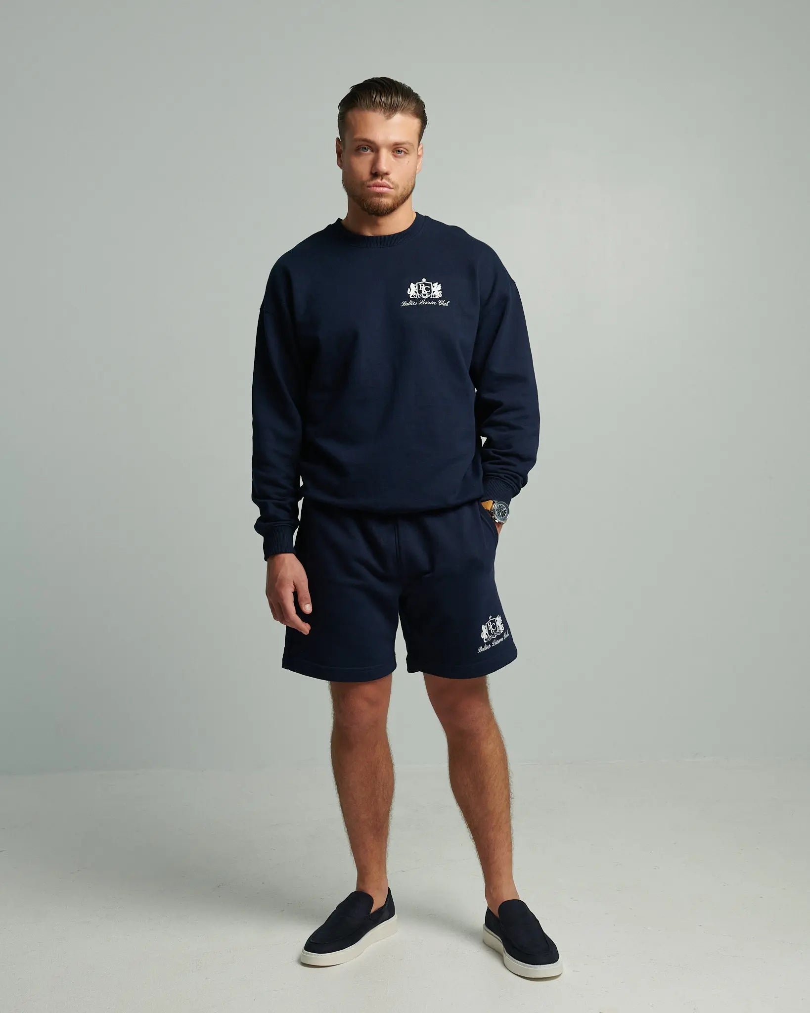 The Club Men Sweatshirt – Navy - Baltics Leisure Club