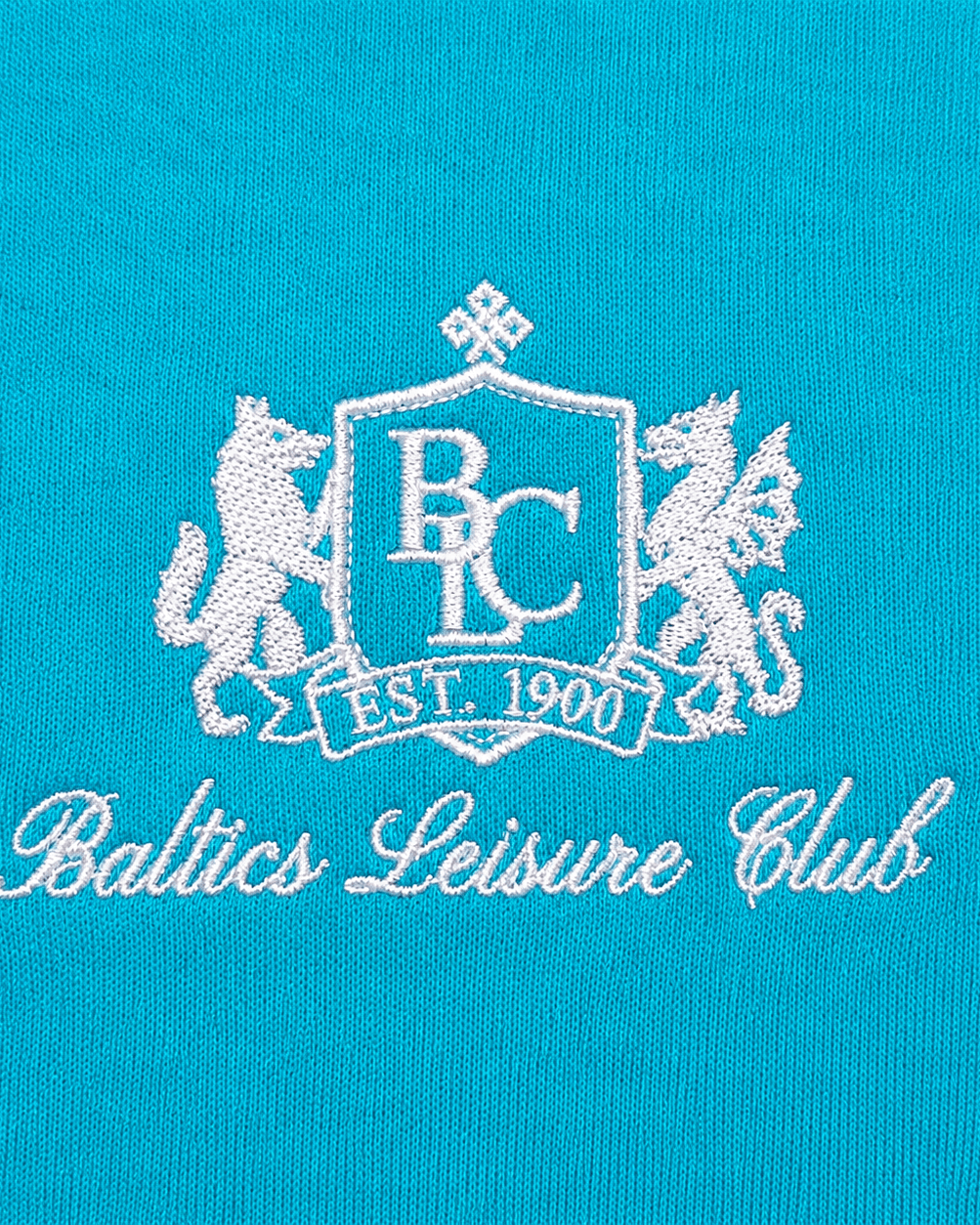 The Club Zipped Hoodie - Lagoon Green - Baltics Leisure Club
