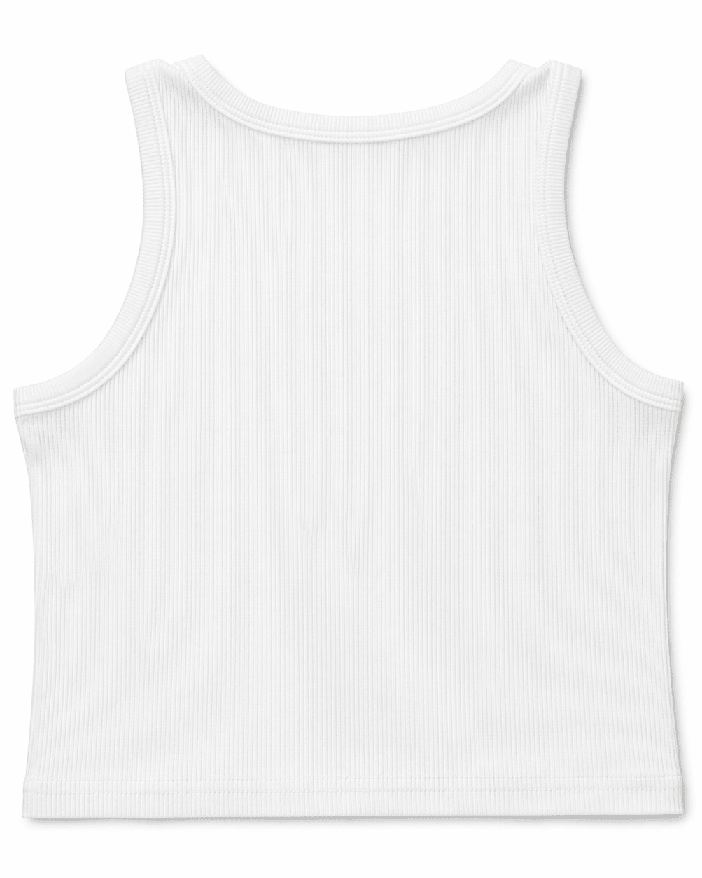 The Monogram Cropped Tank Top - Baltics Leisure Club