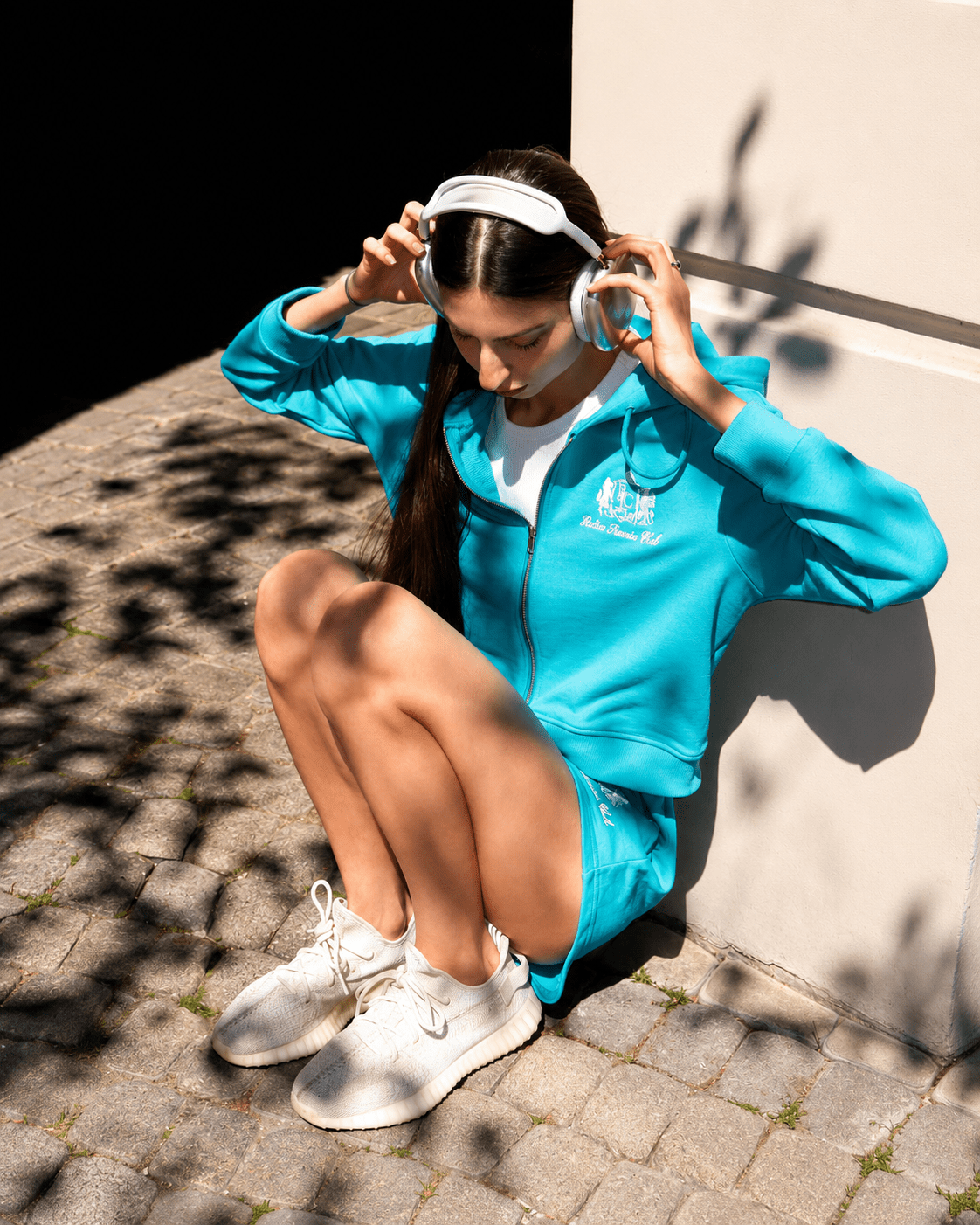 Lagoon Green Club Hoodie & Shorts Set - Baltics Leisure Club