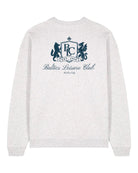 The Club Women Sweatshirt – Cool Heather Grey/ Blue - Baltics Leisure Club