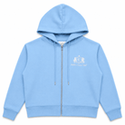 The Club Zipped Hoodie - Powder Blue - Baltics Leisure Club