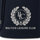 The Heritage Women Embroidered Mini Shorts – Navy - Baltics Leisure Club
