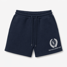 The Heritage Women Embroidered Mini Shorts – Navy - Baltics Leisure Club