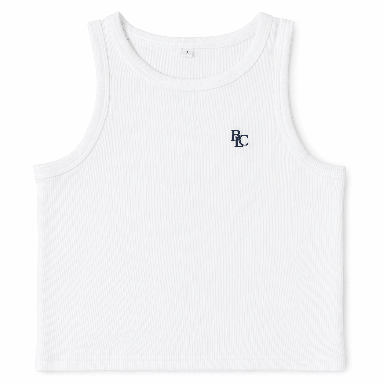The Monogram Cropped Tank Top - Baltics Leisure Club